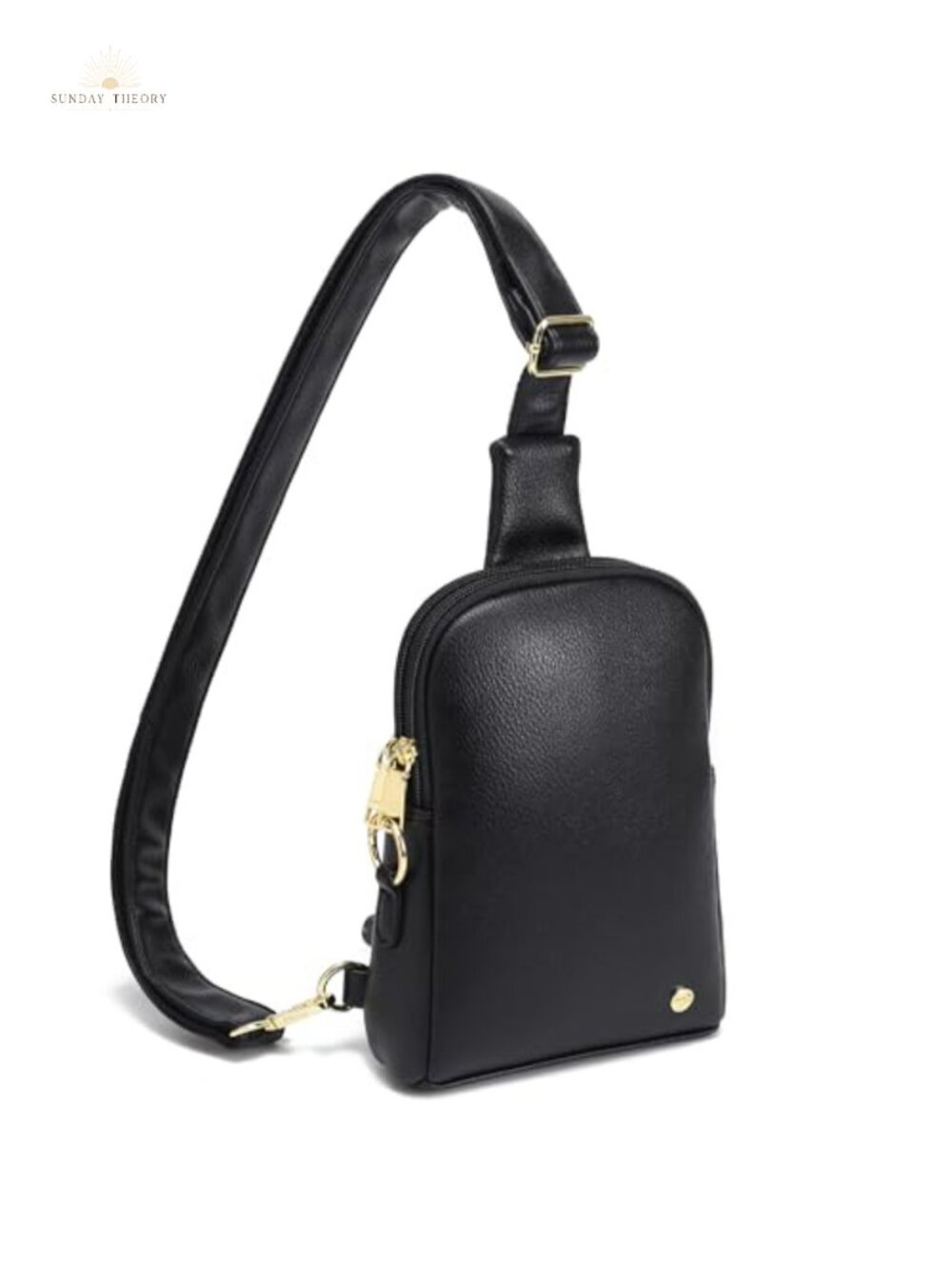 Faux Leather Sling Crossbody Bag Mini Travel Purse Adjustable Strap